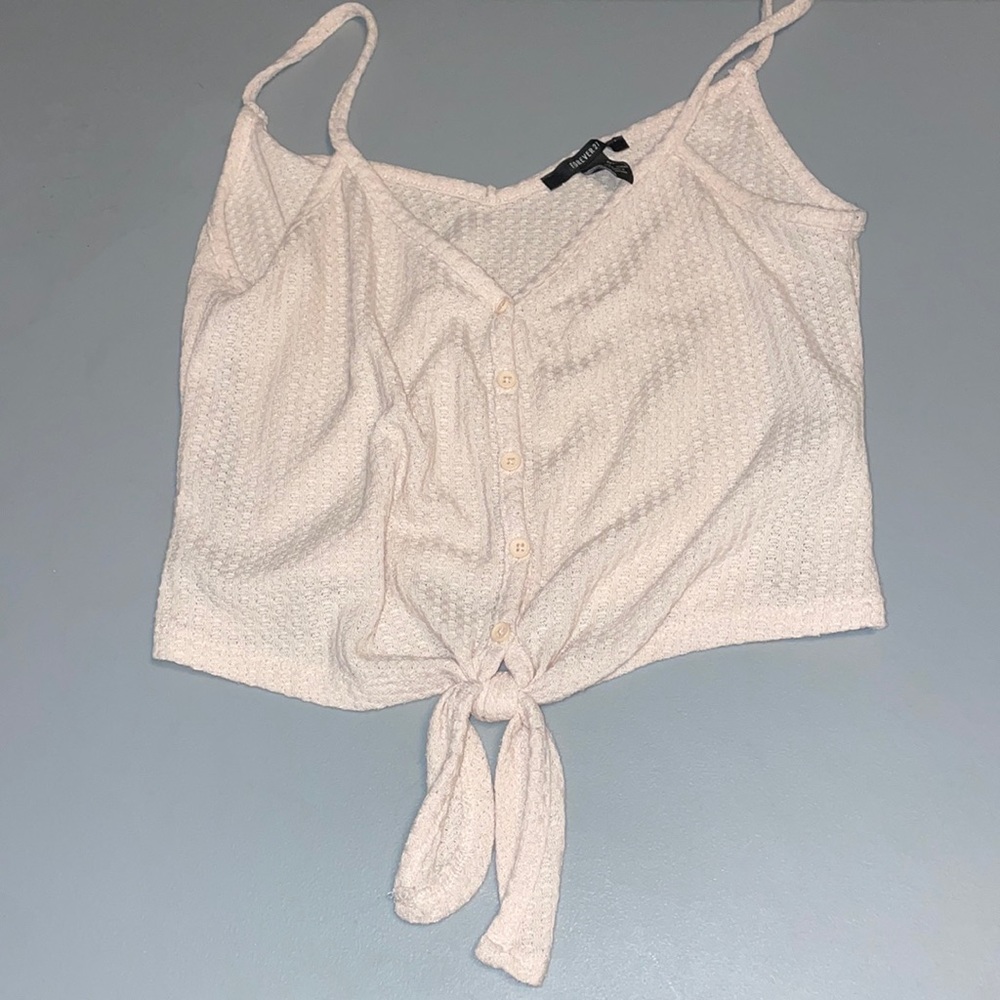 forever 21 pink crop tank top